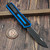 Microtech Scarab II Gen III Blue S/E 1278-1BL - Preowned