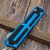 Microtech Scarab II Gen III Blue D/E Stonewash 1280-10BL - Preowned
