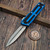 Microtech Scarab II Gen III Blue D/E Stonewash 1280-10BL - Preowned
