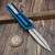 Microtech Scarab II Gen III Blue D/E Stonewash 1280-10BL - Preowned