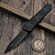 Microtech Combat Troodon DLC Shadow D/E Full Serrated 142-3DLCTSH S/N 681 - Preowned