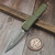 Microtech Ultratech OD Green G10 D/E Apocalyptic 122-10APGTODS  S/N 001- Preowned