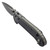 Microtech LUDT Ram-Lok Manual Natural Clear Frag Aluminum 3.4" Clip Point Apocalyptic M390MK 1135RL-10APFRNC
