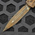 Microtech Knives Dirac Delta Plague Outbreak 3.75" D/E 227-1PLOBS