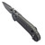 Microtech LUDT Ram-Lok Manual Natural Clear Frag Aluminum 3.4" Tanto Edge Apocalyptic M390MK 1136RL-10APFRNC