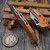 Microtech M-Stitch Ram-Lok Manual Frag Orange Stonewash 3.0" S/E 169MRL-10FROR