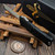 Marfione Custom Combat Troodon LT - Hardedge Diamondwash Hefted Anodized Alloy Stainless HW w/Flamed Ti Accent