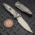 MICROTECH SOCOM RAM-LOK CLIP POINT STONEWASH FRAG TITANIUM W/PURPLE TI ACCENT 160RL-10FRMS4