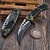 Microtech Hawk Auto OD Green Textured Inlays 4" 166-1OD