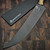 MICROTECH KNIVES 10" DLC M390 BUTCHER KNIFE BRONZE TITANIUM BOLSTER CARBON FIBER 3800B-1DLCCFS