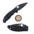 Spyderco Manix 2 Salt Black G-10 Axis Lock 3.37" Magnacut C101GMCBKP2