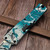 Microtech Combat Troodon Gen III Turquoise/White Black Splatter 4" S/E Turquoise/White Black Splatter 1143-1TQWHBKSPLS - Preowned