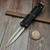 Microtech Scarab II Gen III Black D/E Stonewash 1280-10 - Preowned