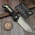 Microtech LUDT Marfione Select Slab Carbon Fiber T/E Stonewash Bronze Ti Accent 1136-10MS13 - Preowned