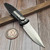Microtech Socom Elite Auto Black Spear Point Stonewash REK Serrations 160A-10SS - Preowned