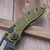 Microtech Stitch Auto OD Green S/E Partial Serrated 169-2OD S/N 20027 - Preowned