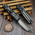Microtech UTX-85 Gen IV Black BOOT Campaign T/E 3.10" Stonewash 12334-10BOOT by EDC Lifestyle