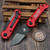 Microtech LUDT T/E Gen III Cerakote Milwaukee 1136-1MWS