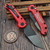 Microtech LUDT T/E Gen III Cerakote Milwaukee 1136-1MWS