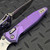 MICROTECH SOCOM RAM-LOK T/E STONEWASH PURPLE HAZE FRAG TITANIUM W/PURPLE TI ACCENT MARFIONE SELECT 161RL-10FRMS6