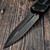 Microtech Scarab II Black Shadow D/E DLC 280-1DLCTSH - Preowned