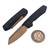 Vosteed Raccoon Black Micarta Button Liner Lock 3.2" Copper Dune Modified Sheepsfoot VS-A2928 by EDC Lifestyle