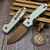 Vosteed Raccoon White G10 Button Liner Lock 3.2" S/E Copper Dune VS-A2913 by EDC Lifestyle