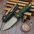 Vosteed Raccoon Green Micarta Button Liner Lock 3.2" S/E Stonewash VS-A2904 by EDC Lifestyle