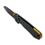 Vosteed Raccoon Green Micarta Button Liner Lock 3.2" S/E Black Stonewash VS-A2901