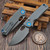 Vosteed Porcupine Grey G10 Button Liner Lock 2.99" S/E Destroyer Grey VS-A2607 by EDC Lifestyle