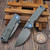 Vosteed Porcupine Grey G10 Button Liner Lock 2.99" S/E Destroyer Grey VS-A2612 by EDC Lifestyle