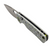 Vosteed Porcupine Doodle Monster G10 Button Liner Lock 2.99" S/E Satin VS-A2620