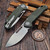 Vosteed Zander Olive Green Aluminum Vanchor Lock 3.4" S/E Stonewash VS-A4602 by EDC Lifestyle