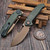 Vosteed Zander Olive Green Aluminum Vanchor Lock 3.4" S/E Copper Dune VS-A4604 by EDC Lifestyle
