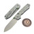 Vosteed Raccoon Doodle Monster G10 Button Liner Lock 3.2" S/E Stonewash VS-A2933 by EDC Lifestyle