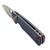 Vosteed Porcupine Blue G10 Button Liner Lock 2.99" S/E Satin VS-A2621