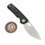 Vosteed Porcupine Green Micarta Button Liner Lock 2.99" S/E Stonewash VS-A2603