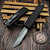 Microtech UTX-85 Gen IV Black 3.10" Interceptor M390MK Stonewash 12354-10S