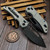 Heretic Koschei Manual Crossbar Lock Blizzardworn 3.5" S/E Battleworn Black H061-8A-BLZ