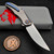 Holt Bladeworks Renegade 324 Turtle Black Timascus Collars