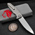 Holt Bladeworks Outlaw OP173 Ripples w/Crystal Zirc Collars & Gold CarboTi