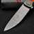 Holt Bladeworks Outlaw OP177 Pinstripes Damasteel Red & Orange TPC