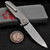 Holt Bladeworks Outlaw OP177 Pinstripes Damasteel Red & Orange TPC