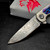 Holt Bladeworks Morpheus MP1969 Widow Damasteel Blade, Zirc Clip & Spacer, Black Timascus