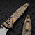 MICROTECH SOCOM RAM-LOK CLIP POINT STONEWASH FLAMED FRAG TITANIUM W/BRONZE TI ACCENT 160RL-10FRMS8