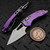 Microtech M-Stitch Ram-Lok Purple Haze Titanium Slab Side Stonewash 3.0" S/E Purple Ti Accent Marfione Select 169MRL-10MS5 by EDC Lifestyle