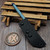 Microtech TAC-P Mini Ice Blue Titanium w/Blue Ti Glass Breaker, Kydex Sheath 112M-MS3 by EDC Lifestyle