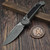 Microtech LUDT Natural Clear S/E Apocalyptic 1135-10APNC S/N 59512 - Preowned