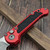 Microtech LUDT Red T/E Apocalyptic Full Serrated 1136-12APRD S/N 42611 - Preowned