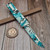 Microtech Combat Troodon Gen III Turquoise/White Black Splatter 4" S/E Turquoise/White Black Splatter 1143-1TQWHBKSPLS - Preowned S5